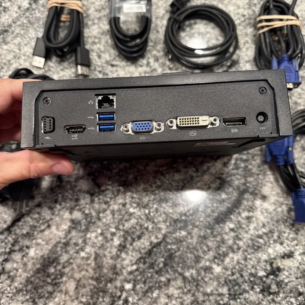 Dell Latitude E‎ Port Docking Station Model PRO3X with AC Adapter And HDMI Cord